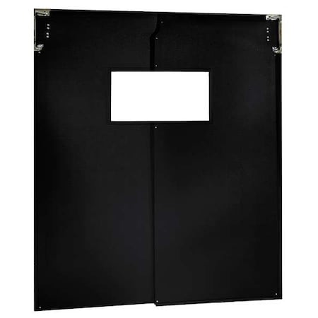 Flexible Swinging Door, 8 x 6 ft, Black, PR MPN:AIR2007296BLA
