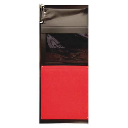 Flexible Swinging Door, 7 x 2.5 ft, Red MPN:AIR9733084RED