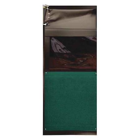 Swinging Door, 8 x 3 ft, Forest Green, PVC MPN:AIR9733696FGR