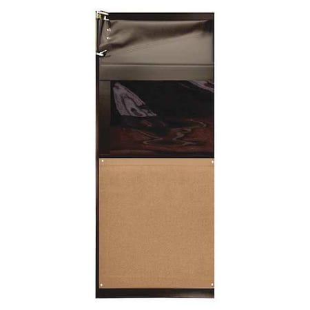 Swinging Door, 8 x 3 ft, Medium Brown, PVC MPN:AIR9733696MBR