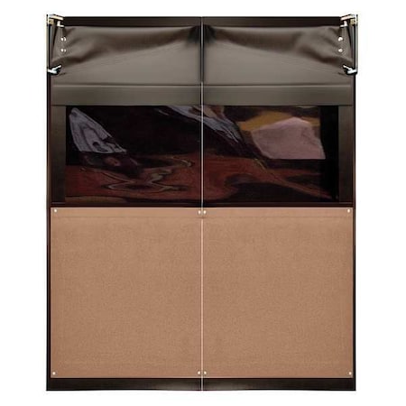 Swinging Dr, 7x6 ft, Medium Brown, PVC, PR MPN:AIR9737284MBR