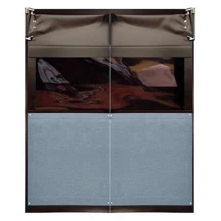 Swinging Door, 7 x 6 ft, Metallic Gray, PR MPN:AIR9737284MGR