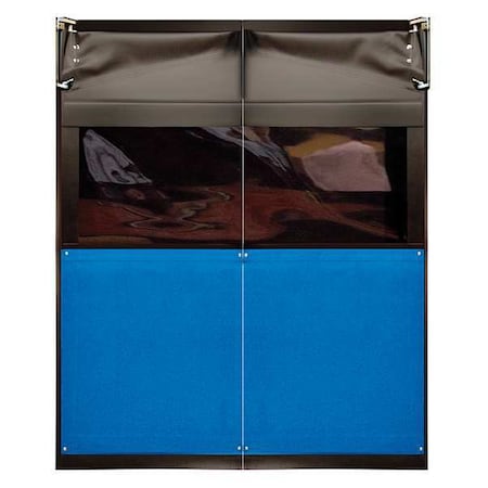 Swinging Door, 8 x 7 ft, Royal Blue, PVC, PR MPN:AIR9738496RBL