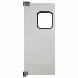 Chase Doors Light to Medium Duty Service Door Single Panel Gray 3' x 7' 3684NWS-MG 3684NWS-MG