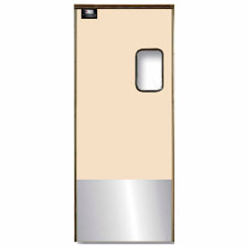 Chase Doors Medium Duty Service Door Single Panel Beige 3' x 7' with Kickplate 3684SC 3684SCSBG