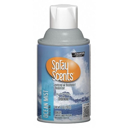 Metered Air Freshener Ocean, 7oz., PK12 MPN:438-5178