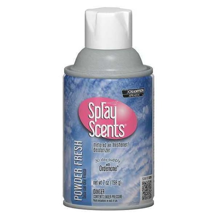 Metered Air Freshener Powder, 7oz., PK12 MPN:438-5185