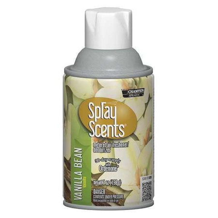 Metered Air Freshener Vanilla, 7oz., PK12 MPN:438-5191