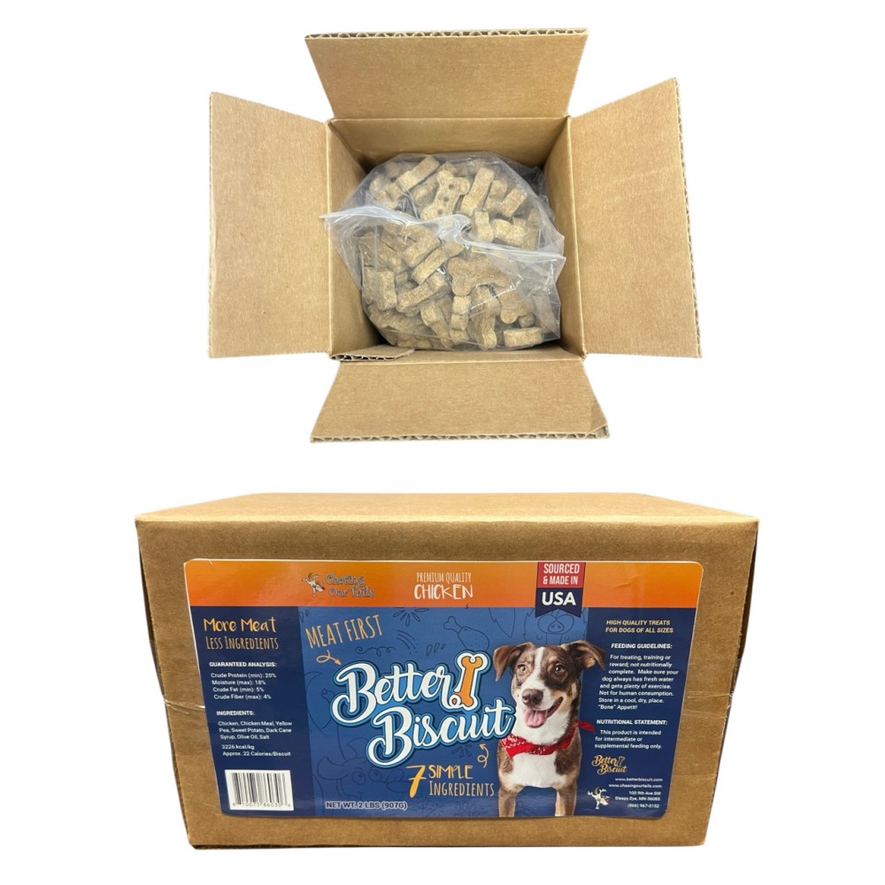 Chasing Our Tails Better Biscuit Chicken Crunchy Dog Treats, 2 Lb MPN:0306