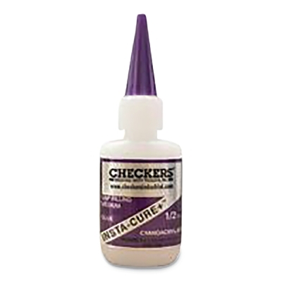 1/2 Oz Bottle of CHECKERS' Clear Super Gluebest MPN:CPGLUE