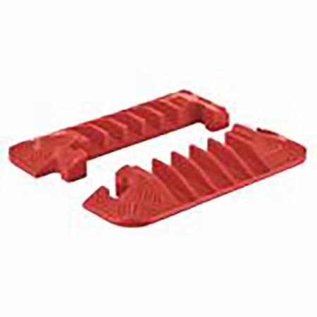 Cable Protector, 2-1/4 in H, 20 in L, 19-5/8 in W, 5 Channel, Polyurethane, Orange, 1 PR MPN:CPEC5X125-O