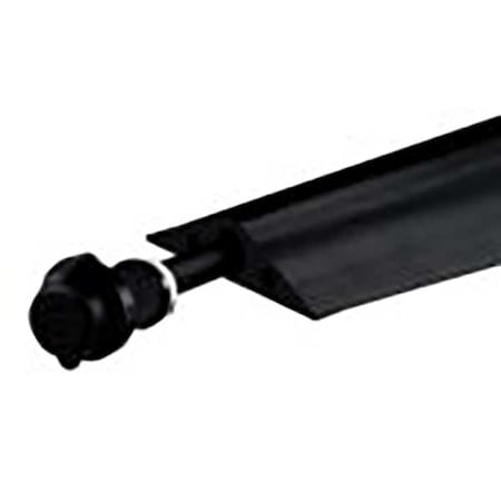 Cable Protector, 1-7/8 in H, 5 ft L, 6 in W, 1 Channel, Rubber, Black MPN:RFD9-5