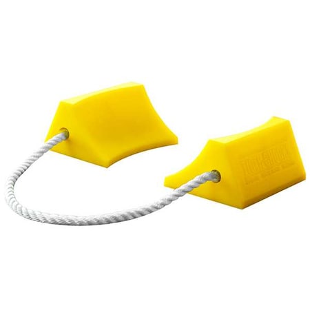 Airplane Chock, 2-3/4 In, Urethane, Ylw, PR MPN:AC201