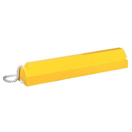 Airplane Chock, 6 In H, Urethane, Yellow MPN:AC6820-LR