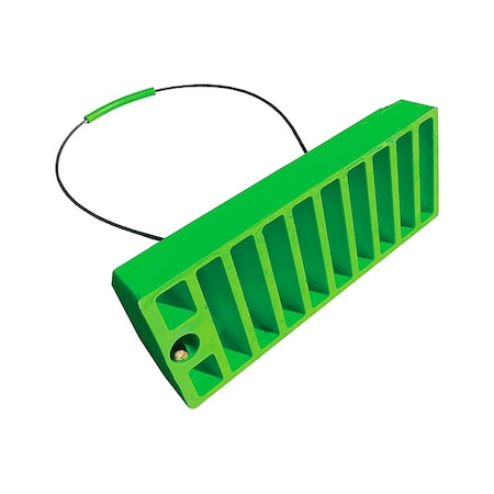 Aviation Chock, Green, 6 1/2