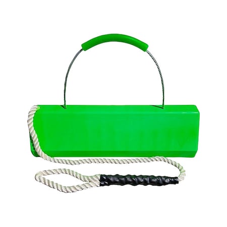 Commercial Aviation Chock, Green, 6