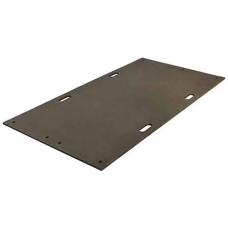 Ground Protection Mat, High Density Polyethylene, 3 ft W x 6 ft L, 1/2 in Thick MPN:AM36S1