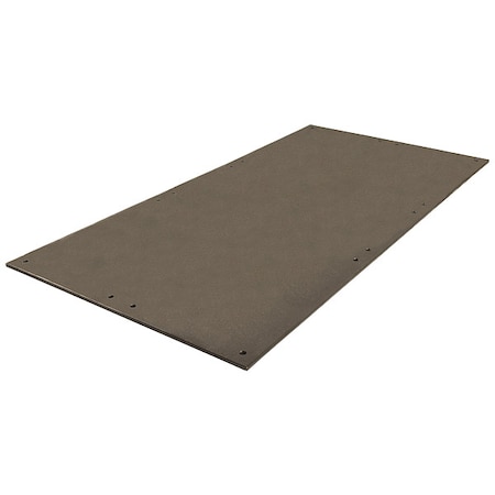 Ground Protection Mat, 18/25 in Thickness, High Density Polyethylene, Black MPN:AM48S1