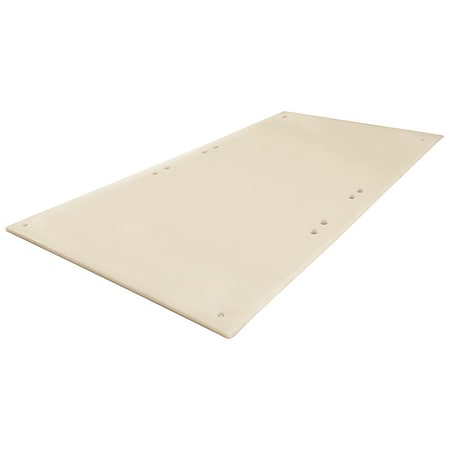 Ground Protection Mat, 18/25 in Thickness, High Density Polyethylene, Clear MPN:CM48S1