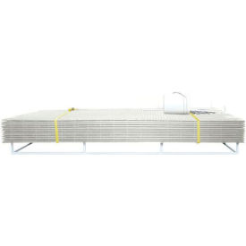Checkers™ VersaMAT® HDPE Ground Protection MatPak with Hand Holes 4' x 8' Clear CVCP4HH8