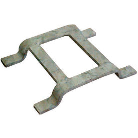 Checkers™ Double Flat Link for Ground Protection Mats Turn-A-Link Galvanized FTL-D-G