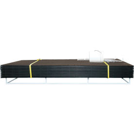 Checkers™ VersaMAT® HDPE Ground Protection MatPak 4' x 8' Black VMCP4