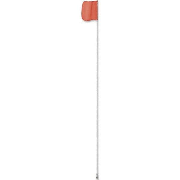 Marking Flags, Type: Warning Whip Flag , Message or Pattern: Reflective X , Color: Orange, Silver , Color: Orange, Silver , Overall Height (Inch): 144  MPN:FS12X-O
