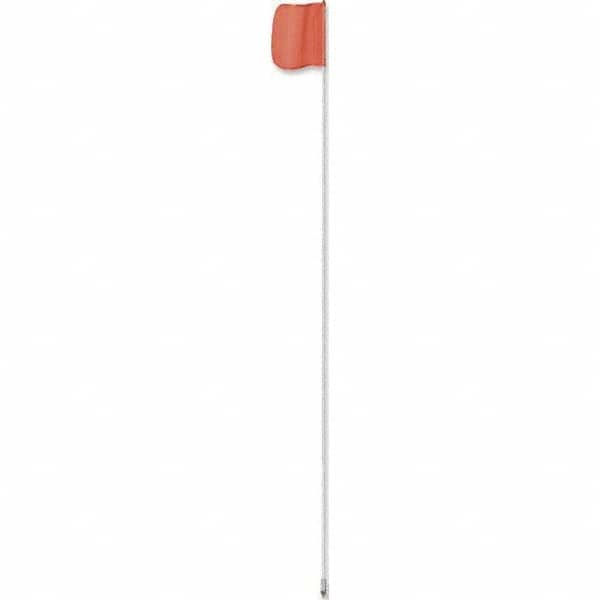 Marking Flags, Type: Warning Whip Flag , Message or Pattern: Reflective X , Color: Orange, Silver , Color: Orange, Silver , Overall Height (Inch): 72  MPN:FS6X-O