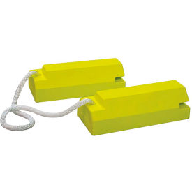 Checkers™ Aviation Wheel Chock w/ Locking & Paired Rope 13-1/2