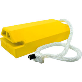 Checkers™ Aviation Wheel Chock w/ Locking Rope PU 19-1/2
