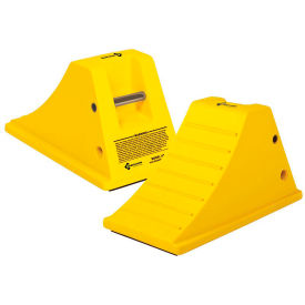 Checkers™ All-Terrain Heavy Duty Wheel Chock Polyethylene 20-1/2