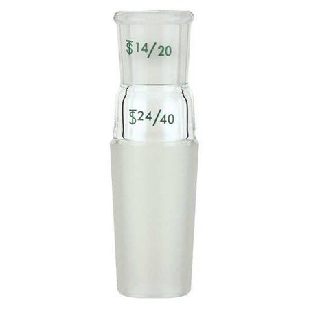 Adapter, 115 mm L, 45/50, 24/40, Clear MPN:CG-1000-13