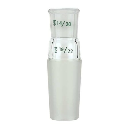 Adapter, 55 mm L, 19/22, 14/20, Clear MPN:CG-1000-42