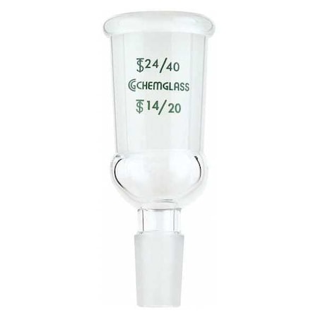 Adapter, 90 mm L, 19/22, 24/40, Clear MPN:CG-1002-32