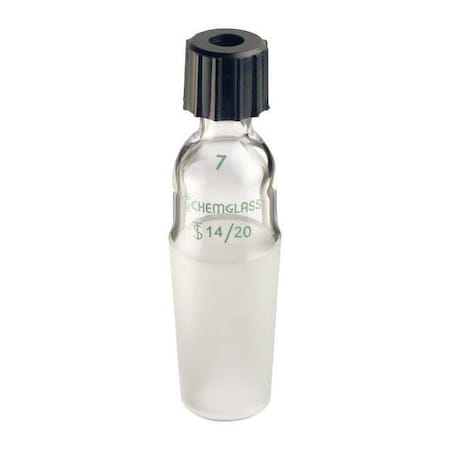 Adapter, 55 mm L, 14/20, 14/20, Clear MPN:CG-1042-14