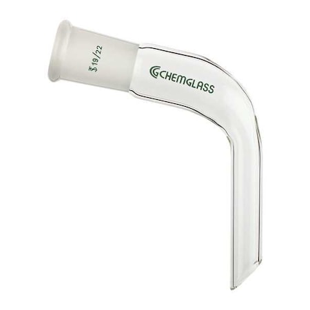 Adapter, 107 mm L, 19/22, 19/22, Clear MPN:CG-1070-19