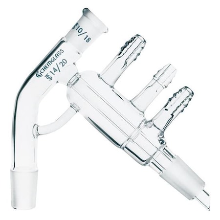 Distilling Head, 115mmL, 14/20, 10/18, Clear MPN:CG-1239-02