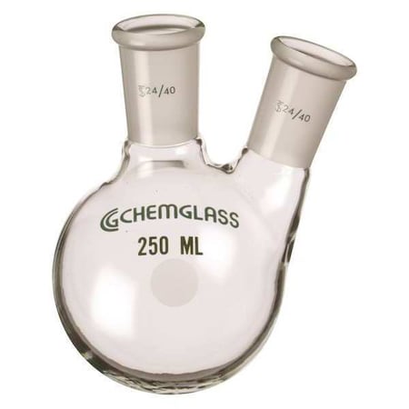 Round Bottom Flask, 50 mL, 75 mm H MPN:CG-1520-46