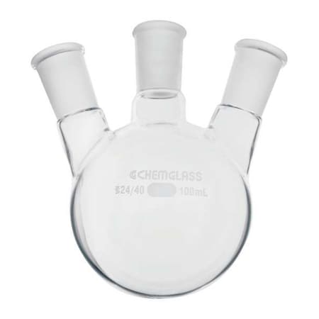 Round Bottom Flask, 100 mL, 108 mm H MPN:CG-1524-01