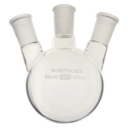 Round Bottom Flask, 500 mL, 156 mm H MPN:CG-1524-05