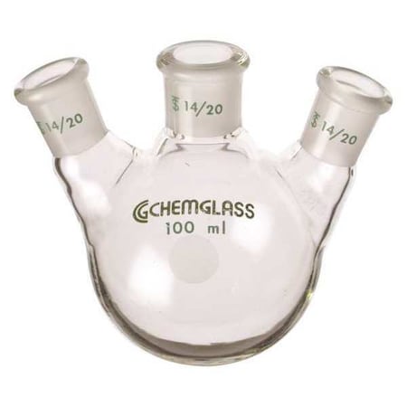 Round Bottom Flask, 50 mL, 75 mm H MPN:CG-1524-A-05