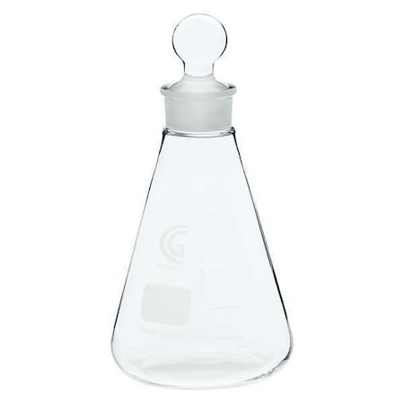 Erlenmeyer Flask, 125 mL, 105 mm H MPN:CG-1546-07