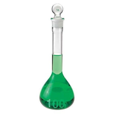 Volumetric Flask, 100 mL, 180 mm H MPN:CG-1615-100