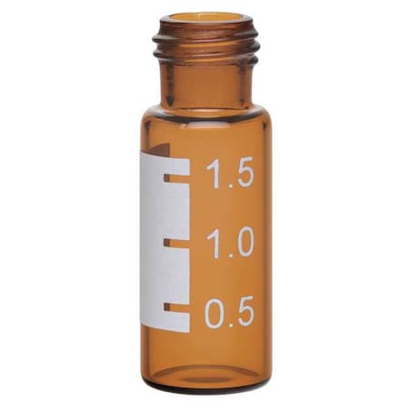 Vial, 32 mm H, Amber, PK100 MPN:CV-1153-1232