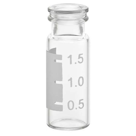 Vial, 32 mm H, Colorless, PK100 MPN:CV-1202-1232