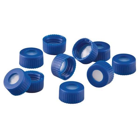Closure, Blue, 9 mm Dia, PK100 MPN:CV-3845-BSB9