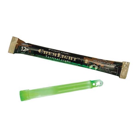 Lightstick, Green, 12 hr., 6 in. L, PK500 MPN:9-27017