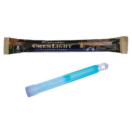 Lightstick, Blue, 8 hr., 6 in. L, PK500 MPN:9-27077