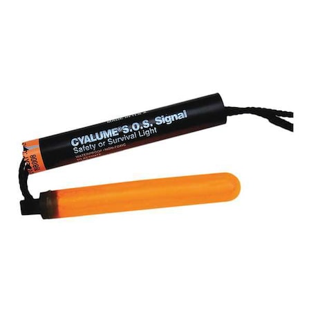 Lightstick, Orange, 1/2 hr., 6 in. L, PK50 MPN:9-68260PF