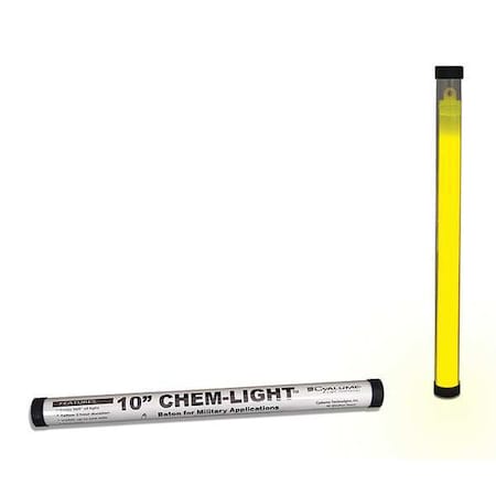 Lightstick, Yellow, 2 hr., 10 in. L, PK6 MPN:9-71260PF